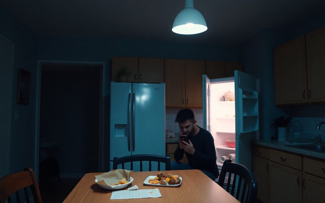 Is Late-Night Eating A Signal Of Dependency On Food For Comfort?